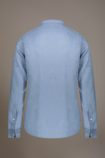 Casual shirt corean collar 100% linen