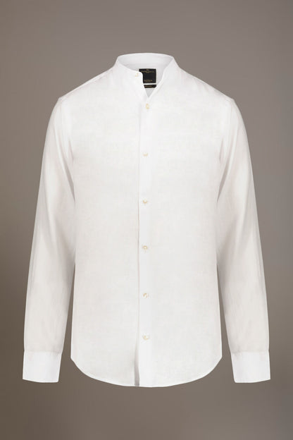 Casual shirt corean collar 100% linen
