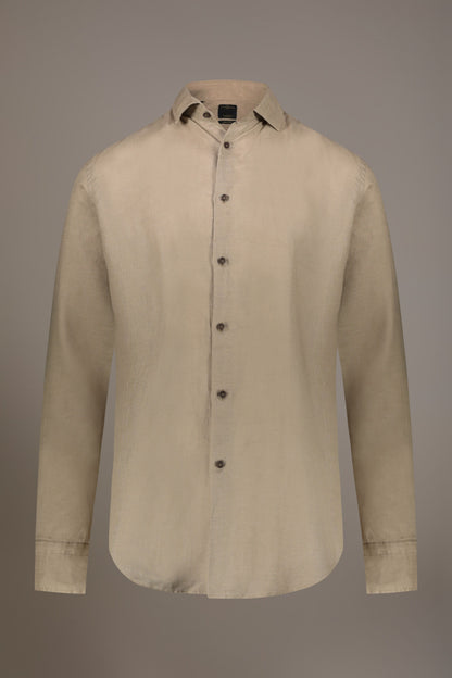 Men's wool and cotton roundneck waistcoat