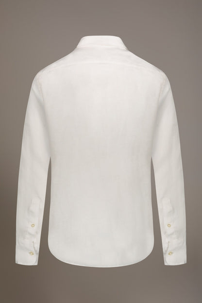 Casual shirt french collar comfort fit 100% linen