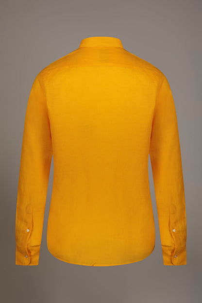 Casual shirt french collar comfort fit 100% linen