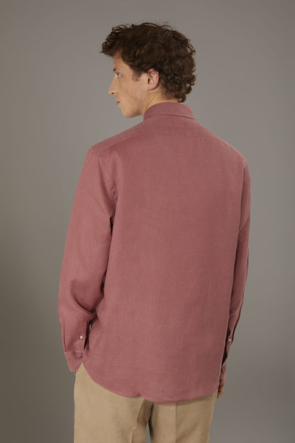 Casual shirt french collar comfort fit 100% linen