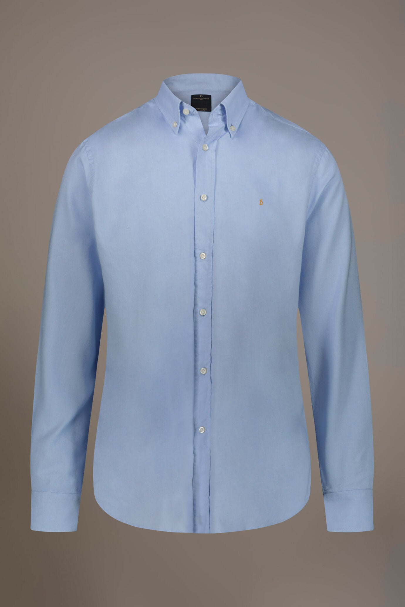 Washed shirt button down collar comfrot fit superlight oxford fabric