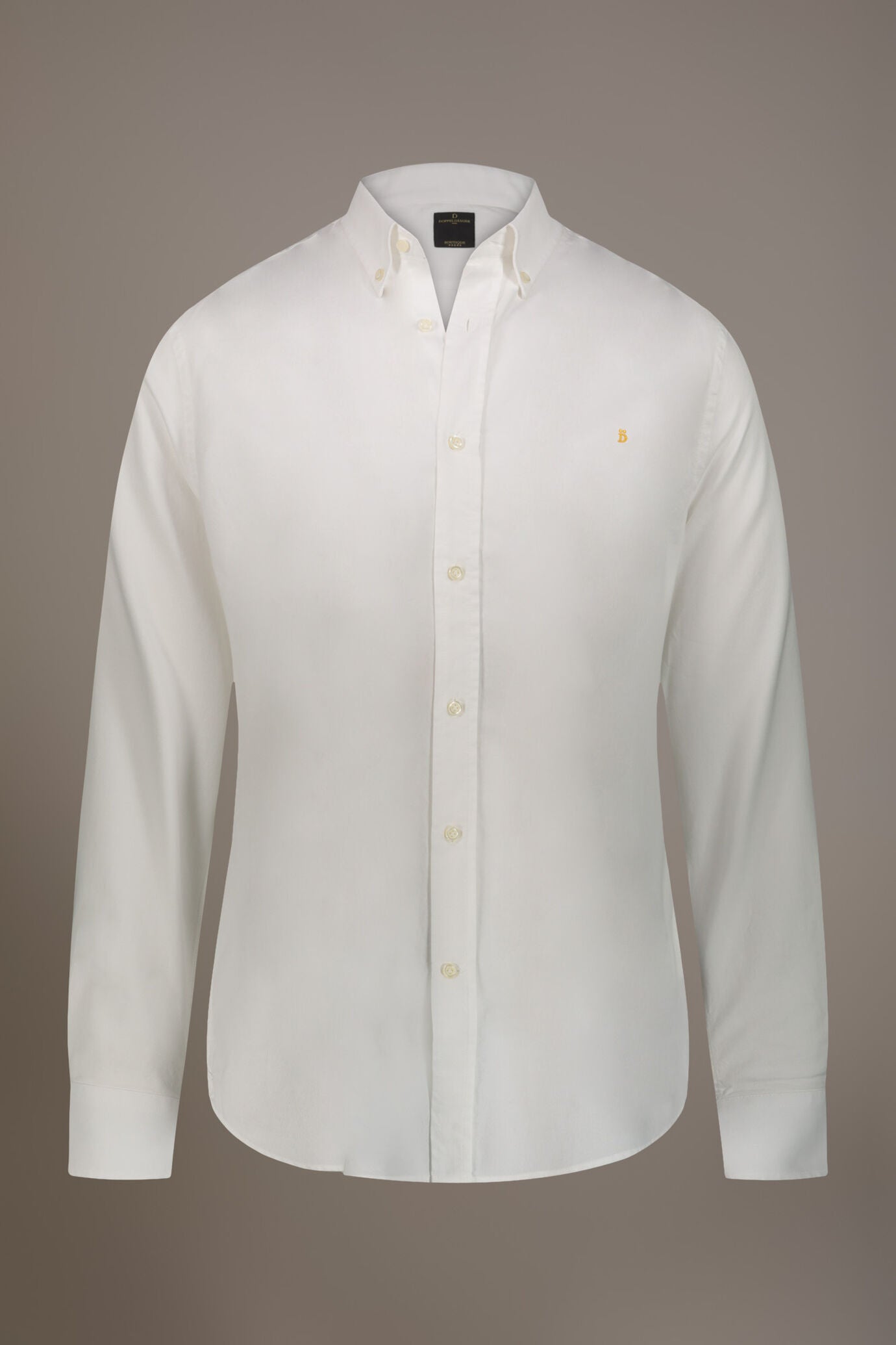 Washed shirt button down collar comfrot fit superlight oxford fabric