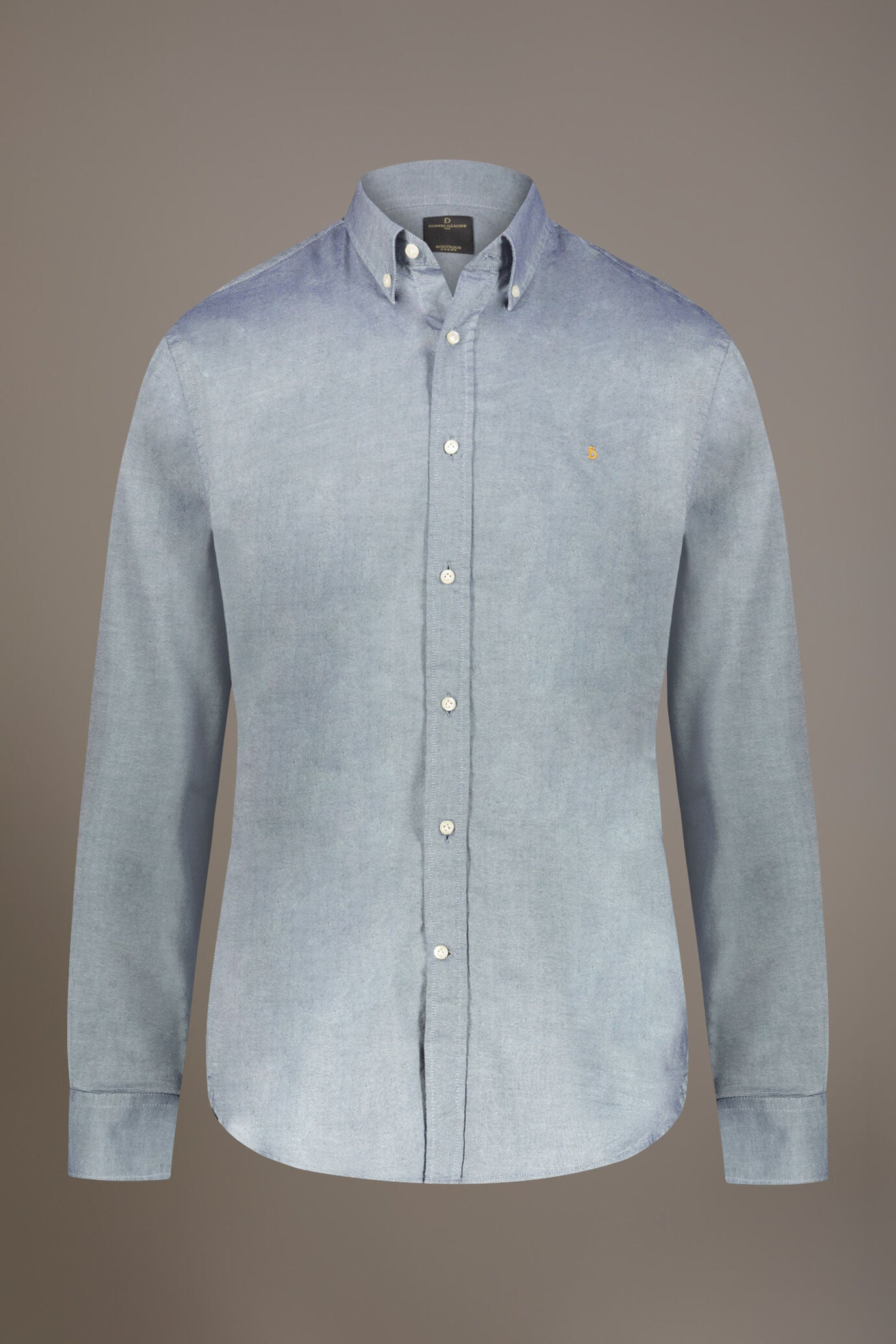 Washed shirt button down collar comfrot fit superlight oxford fabric