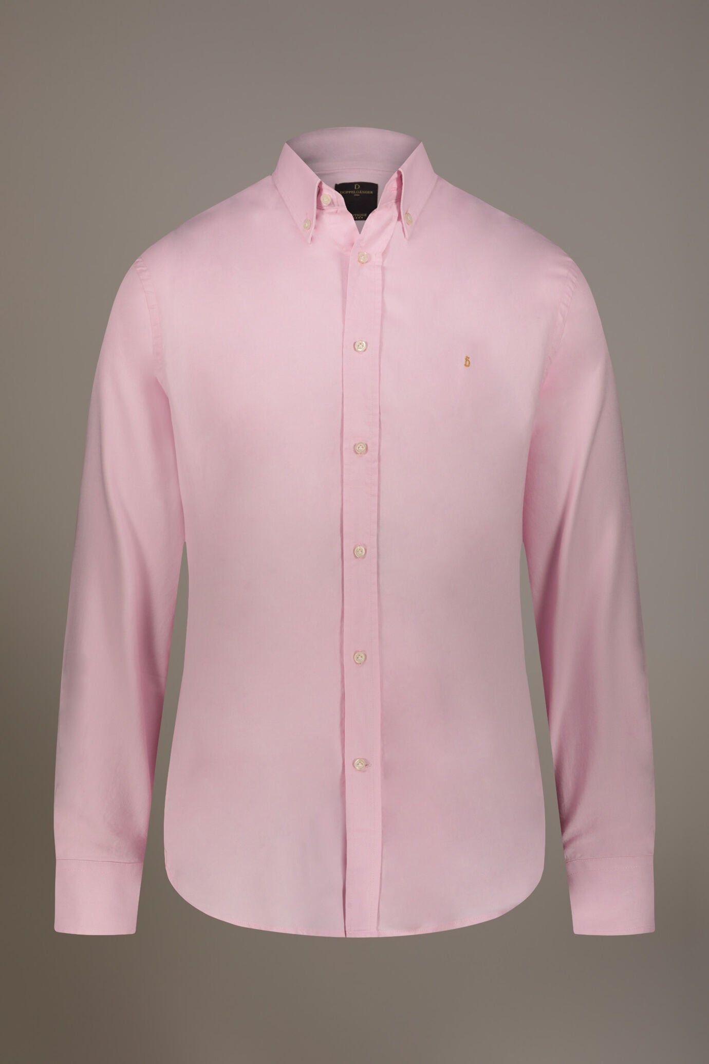 Washed shirt button down collar comfrot fit superlight oxford fabric