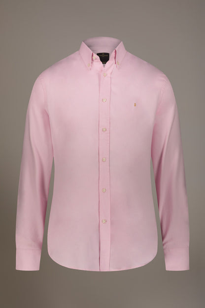 Washed shirt button down collar comfrot fit superlight oxford fabric