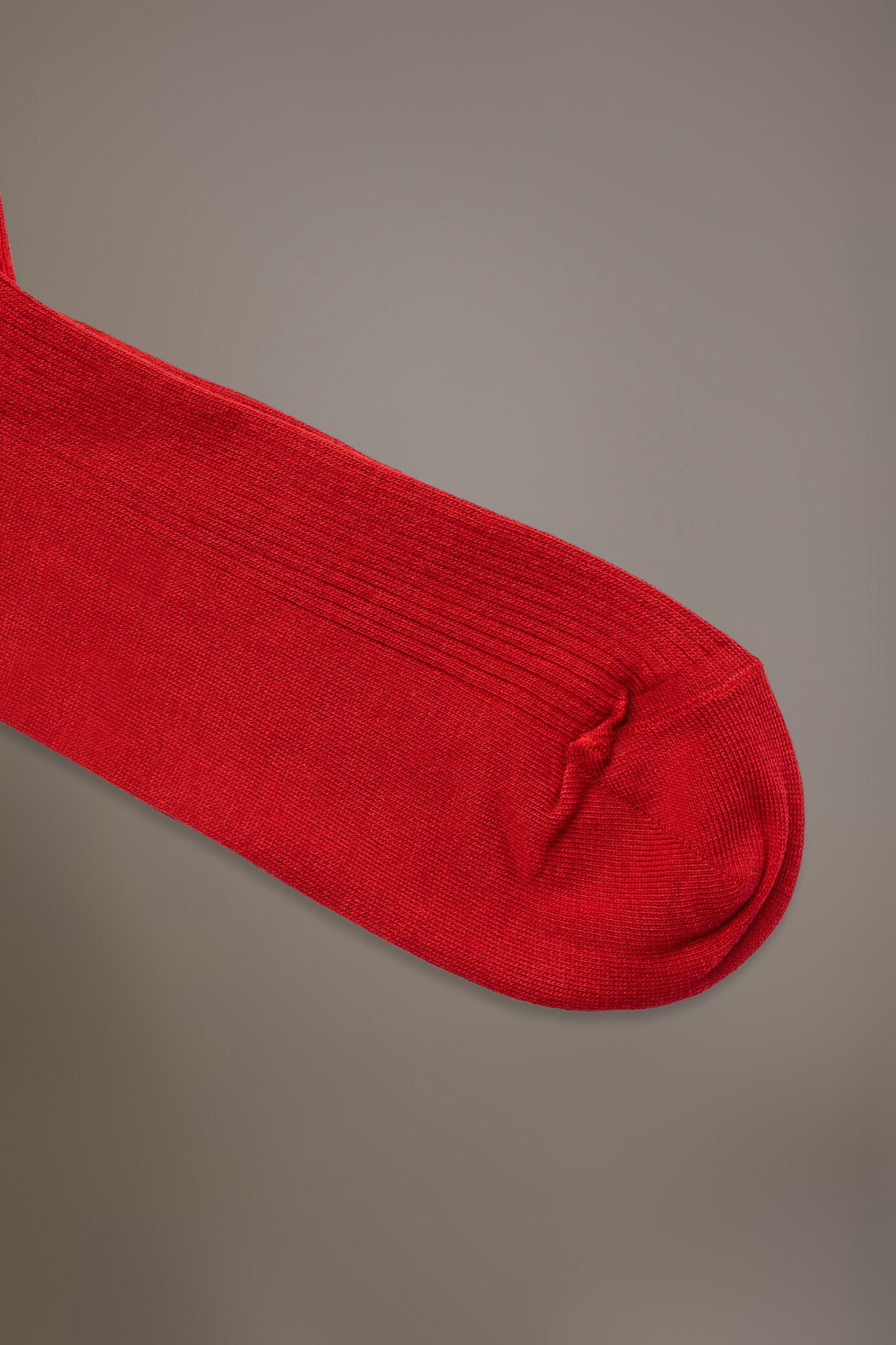 Knee high socks in ribbed knit made in Italy