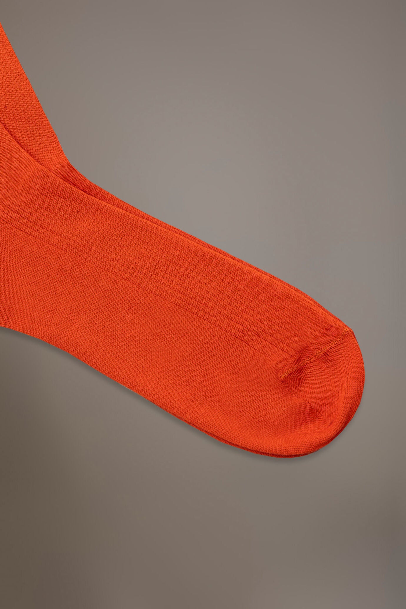 Knee high socks in ribbed knit made in Italy