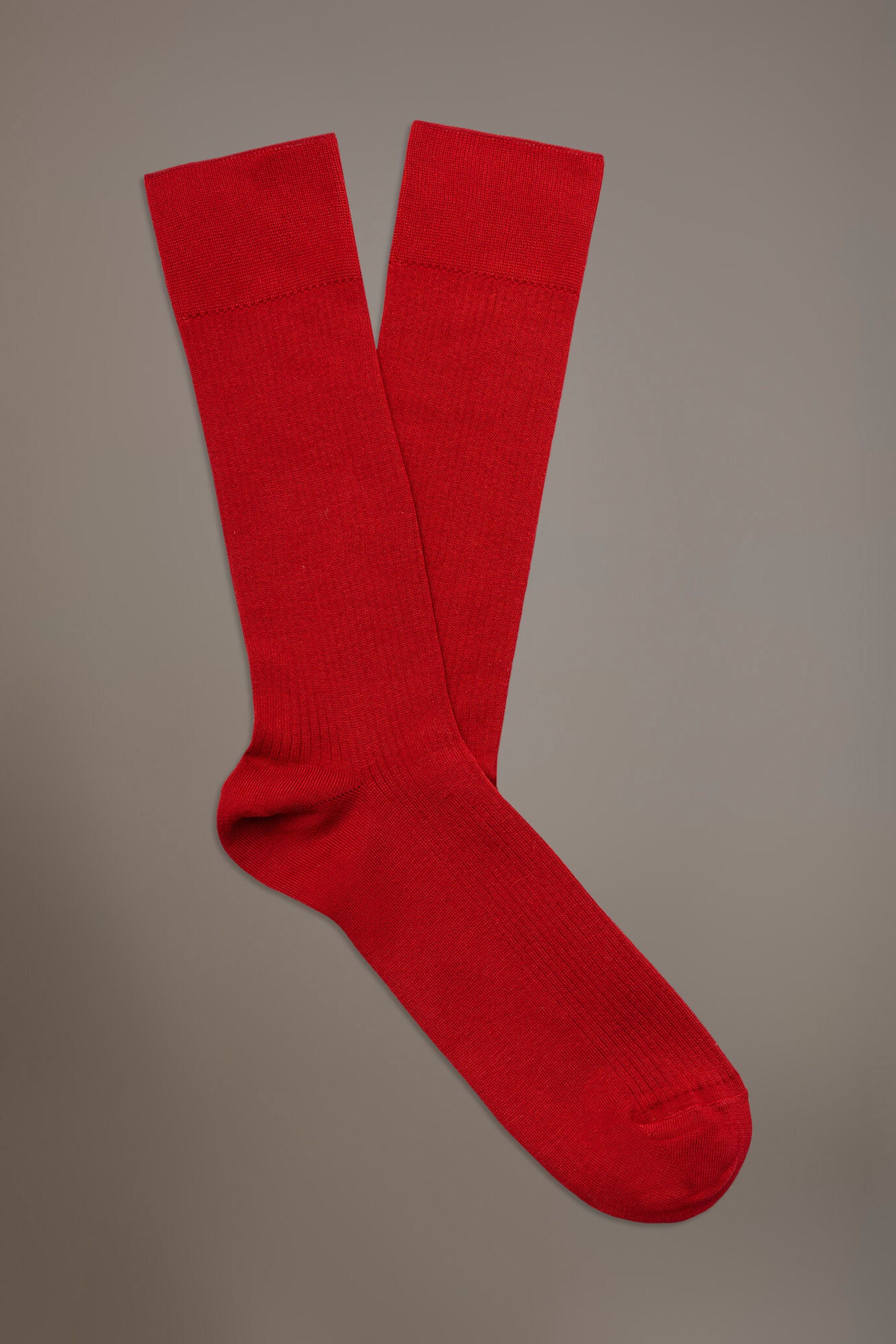 Ankle high socks in ribbed knit made in Italy