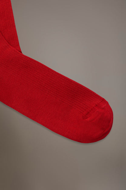 Ankle high socks in ribbed knit made in Italy