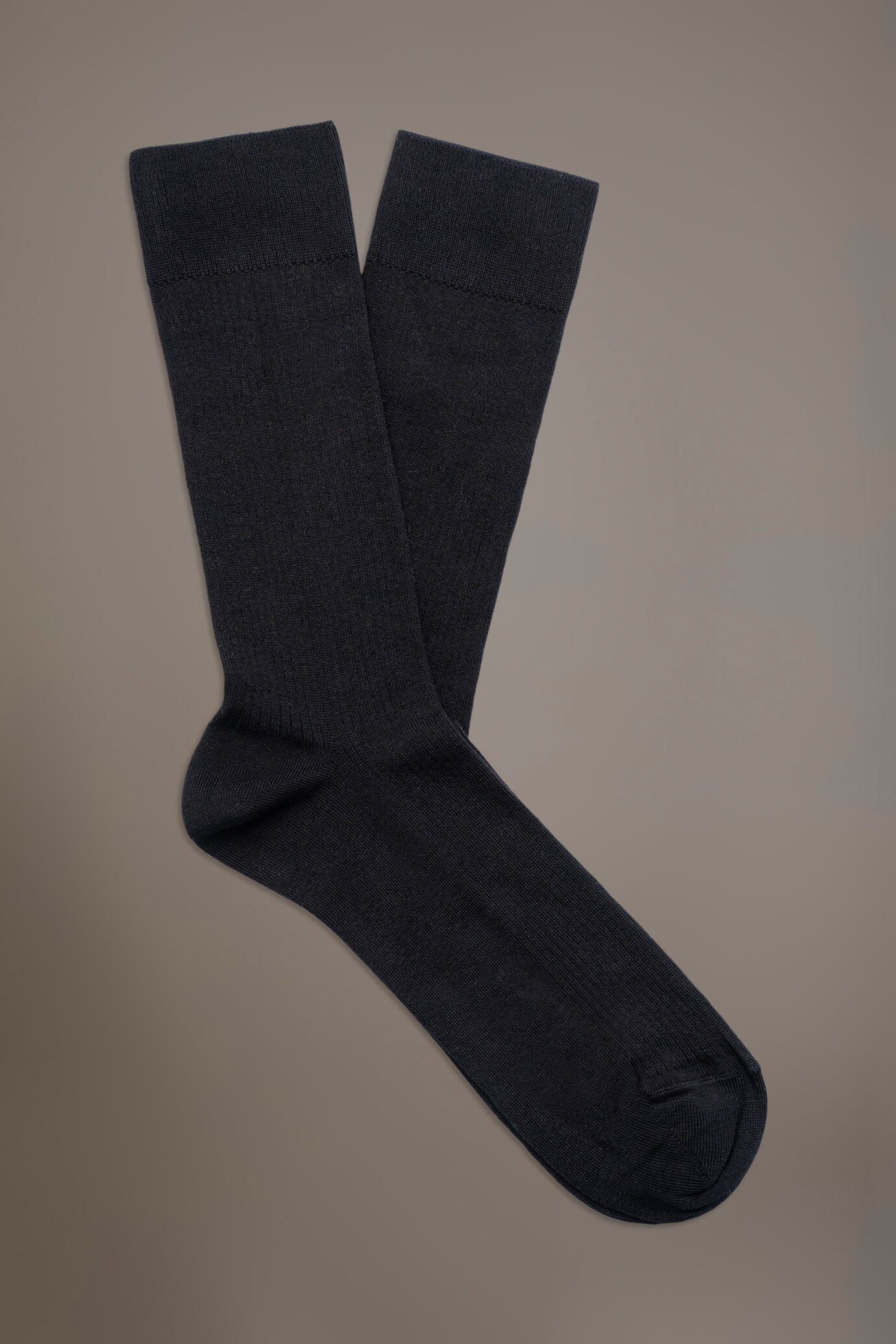 Ankle high socks in ribbed knit made in Italy