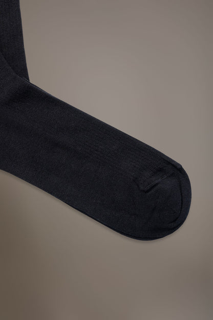 Ankle high socks in ribbed knit made in Italy