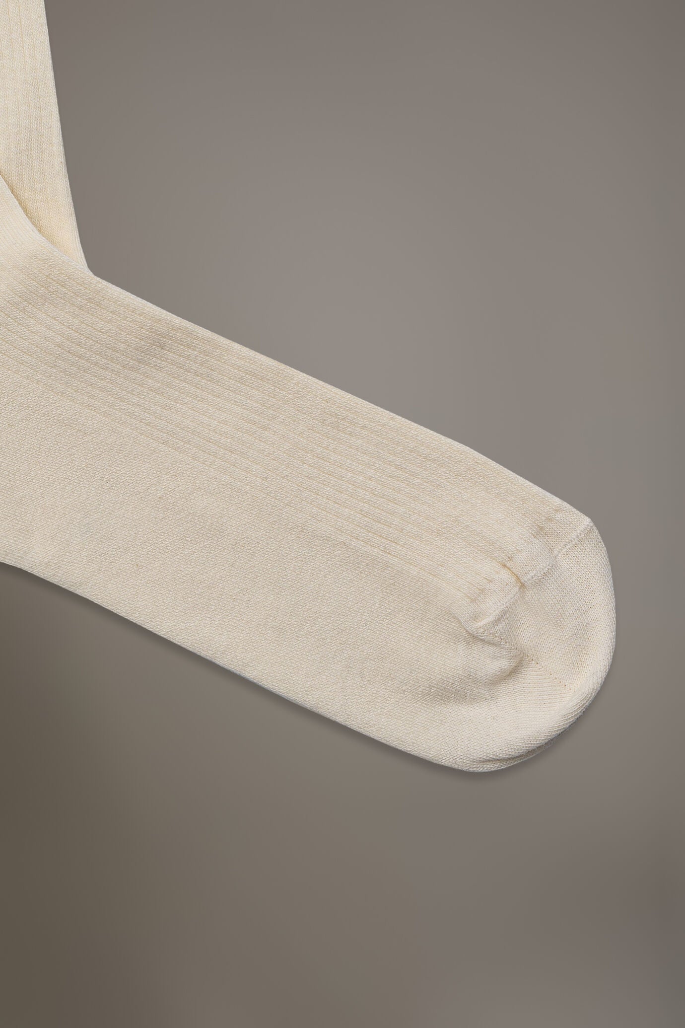 Ankle high socks in ribbed knit made in Italy