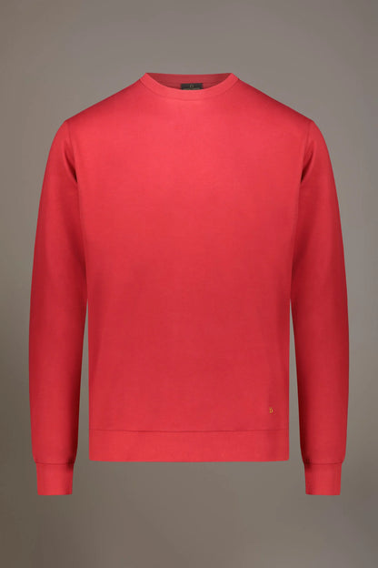 Round neck 100% cotton sweatshirt