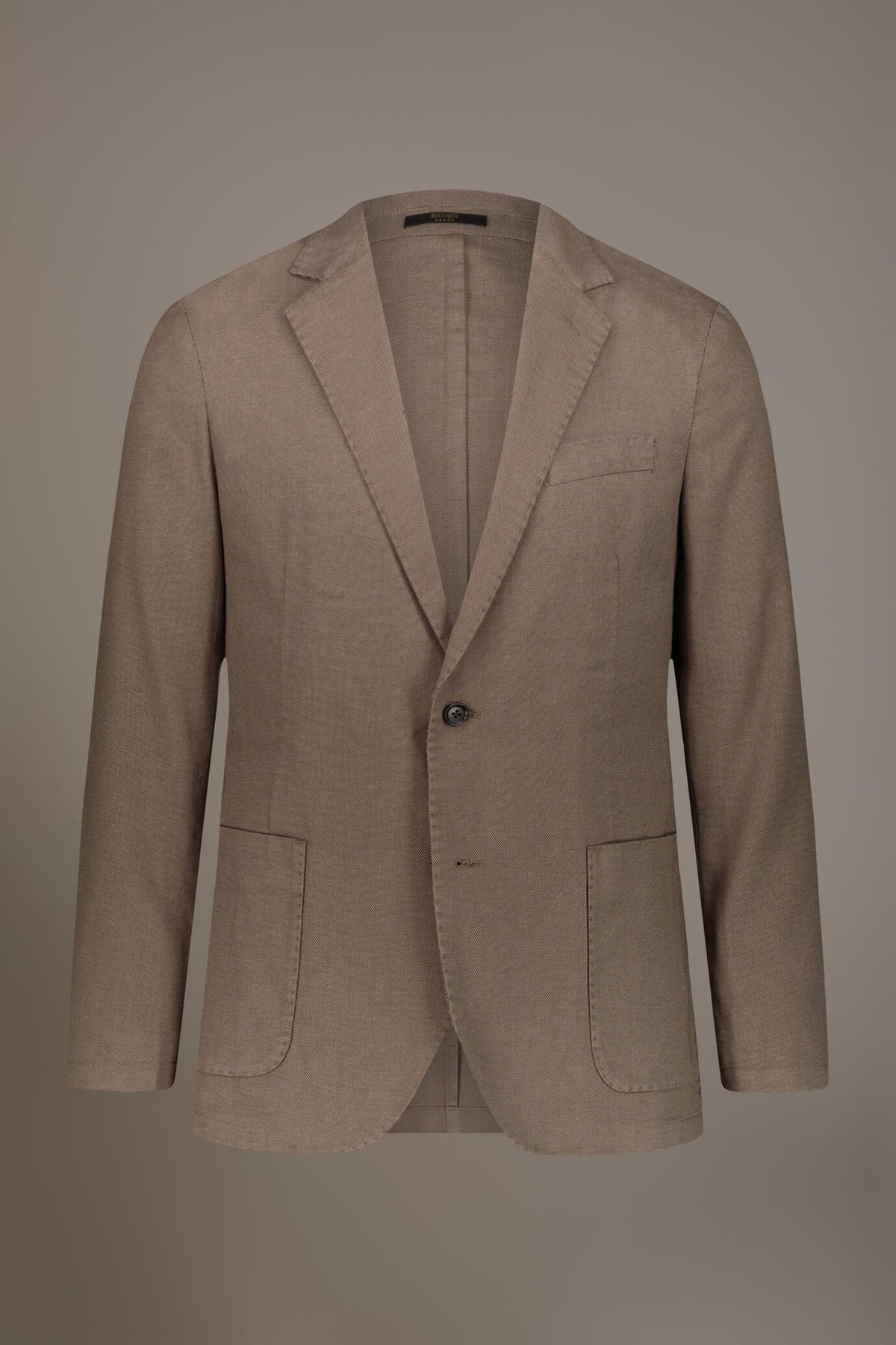Single breasted jacket with patch pocket
