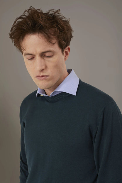 Round neck sweater 100% cotton