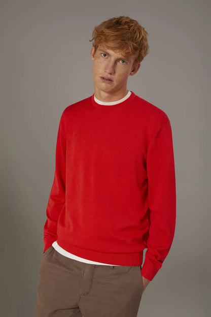 Round neck sweater 100% cotton