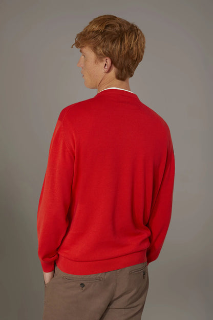 Round neck sweater 100% cotton