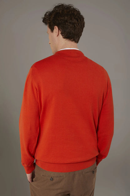 Round neck sweater 100% cotton
