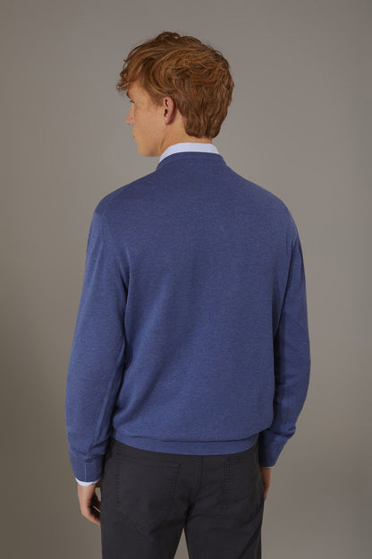 Round neck sweater 100% cotton