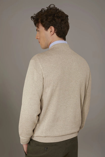 Round neck sweater 100% cotton