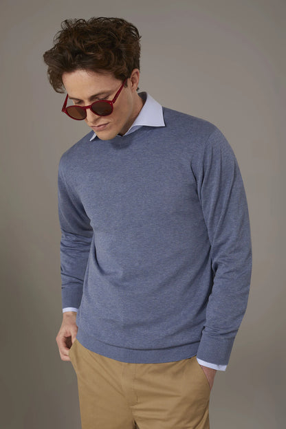 Round neck sweater 100% cotton