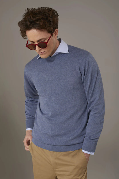 Round neck sweater 100% cotton