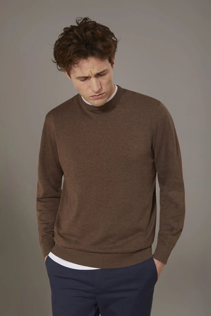 Round neck sweater 100% cotton