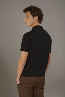 Knitted short sleeves polo 100% cotton