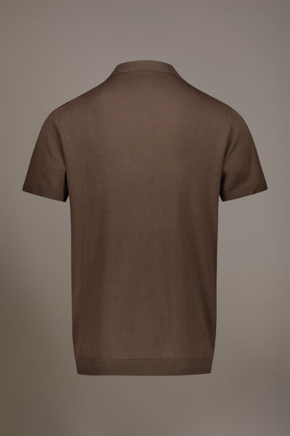 Knitted short sleeves polo 100% cotton