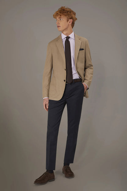Regular fit trousers in twill construction