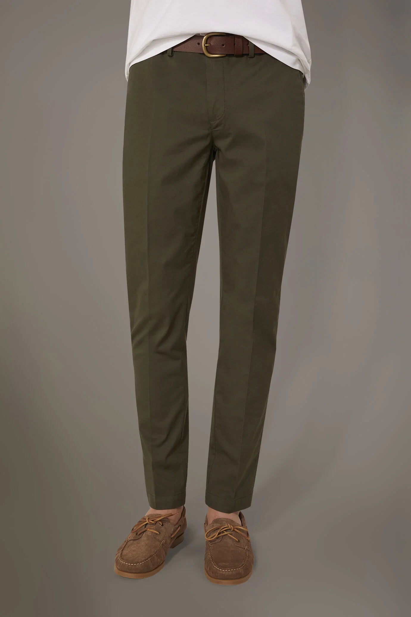 Regular fit trousers in twill construction