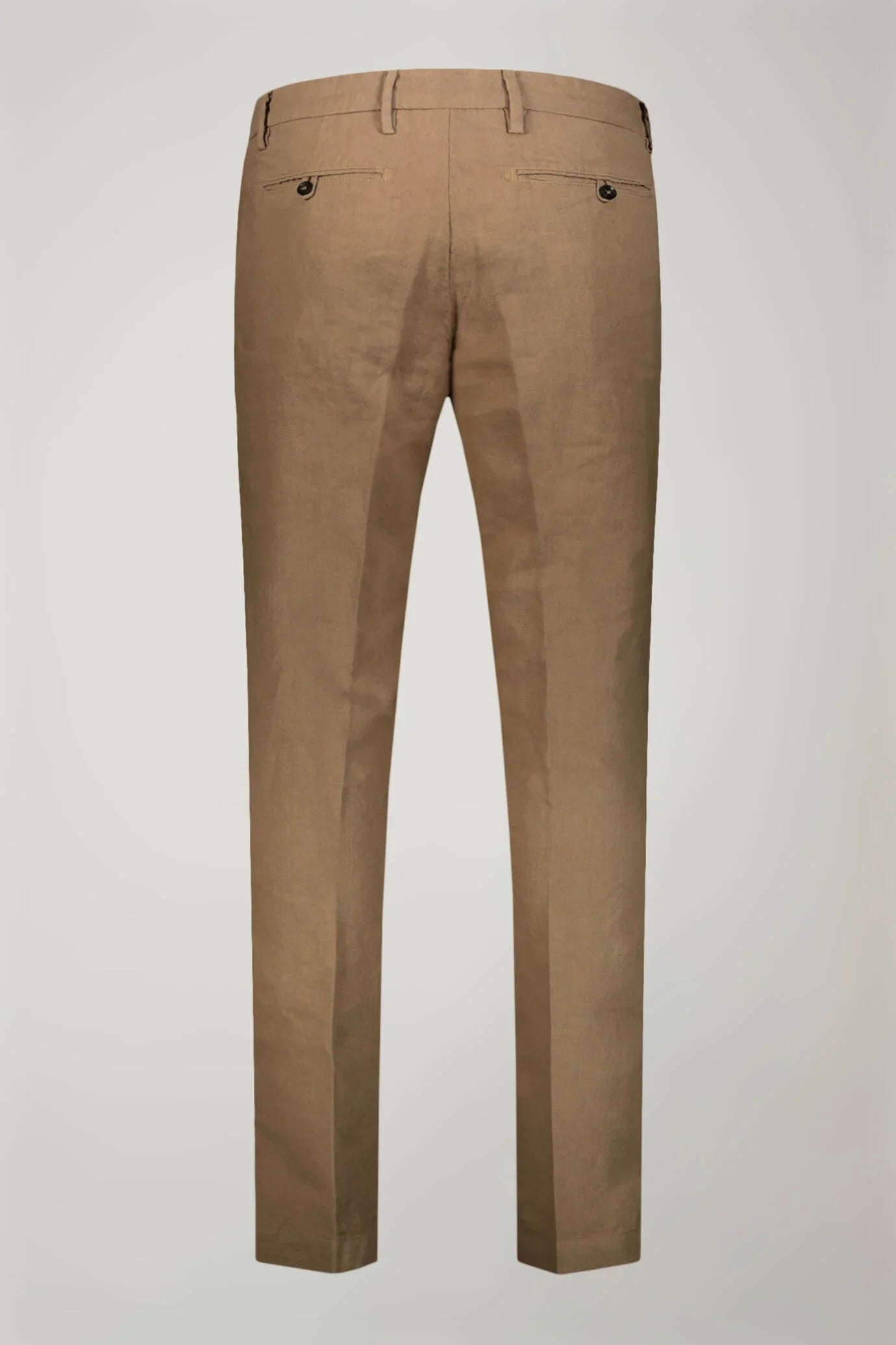 Regular fit Chino trousers 100% linen