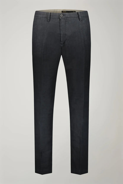 Regular fit Chino trousers 100% linen