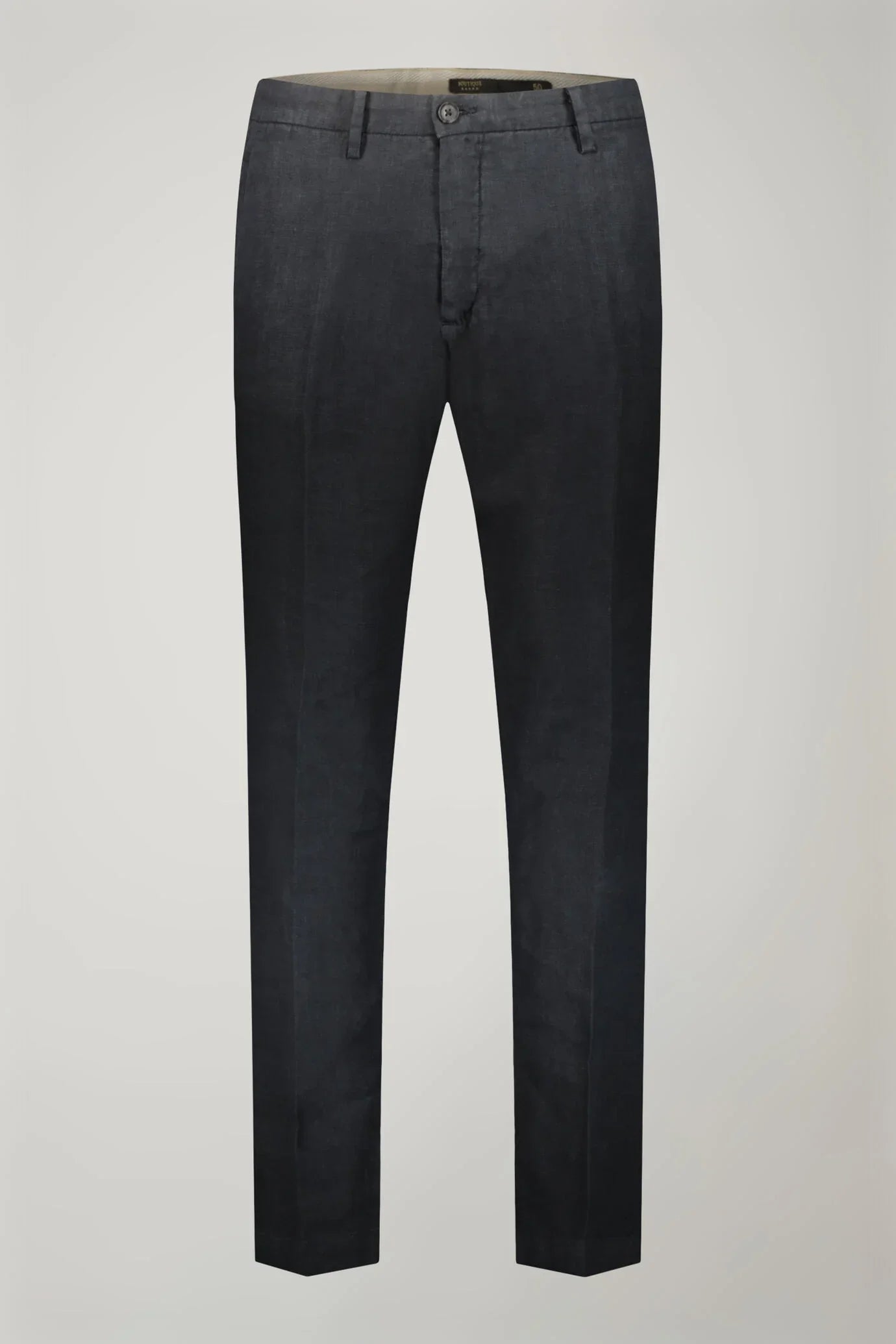 Regular fit Chino trousers 100% linen