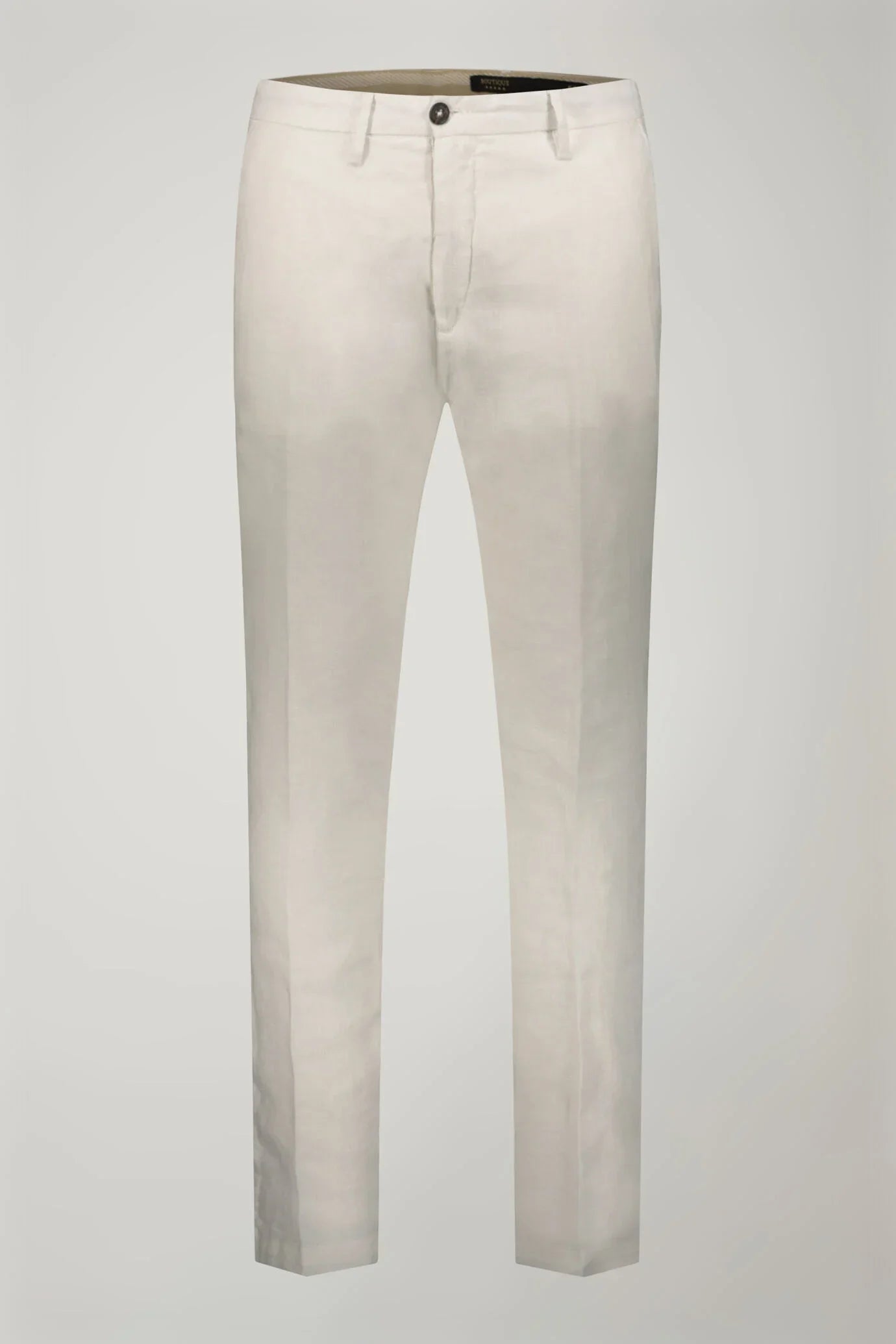 Regular fit Chino trousers 100% linen