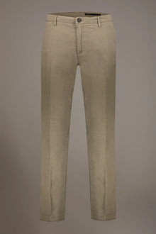 Linen blend chino trousers