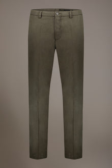 Linen blend chino trousers