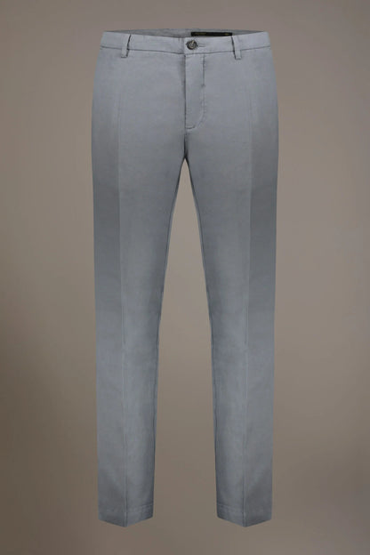 linen blend chino trousers