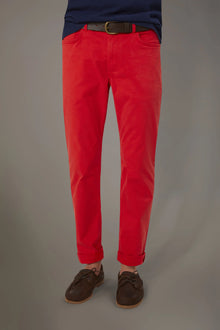 Trousers 5 pockets regular fit twill construction