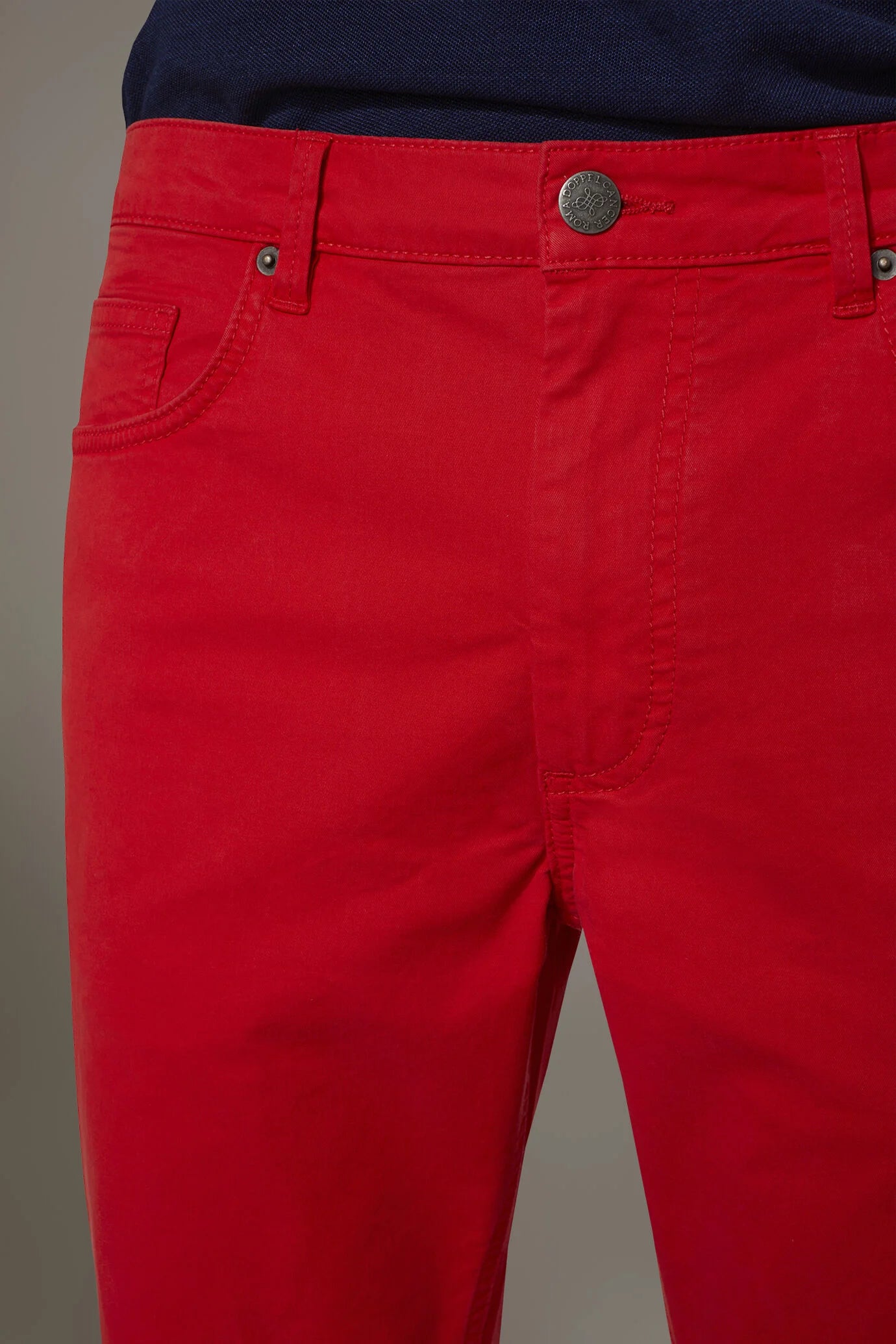 Trousers 5 pockets regular fit twill construction