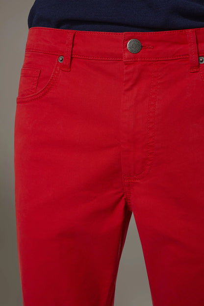 Trousers 5 pockets regular fit twill construction