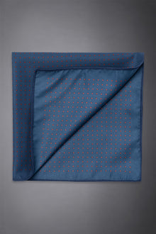 Men's printed patterned twill pochette