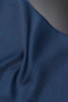 Men's printed patterned twill pochette