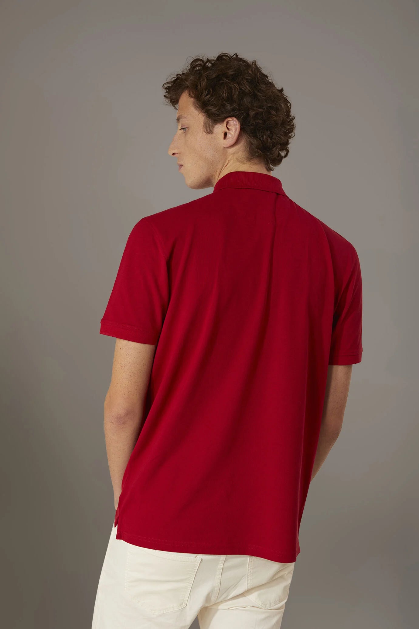 Short sleeve polo 100% cotton piquet