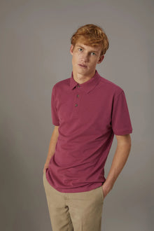 Short sleeve polo 100% cotton piquet

