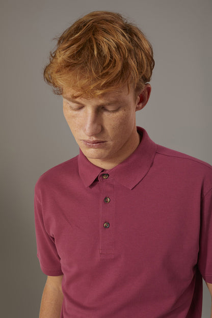 Short sleeve polo 100% cotton piquet
