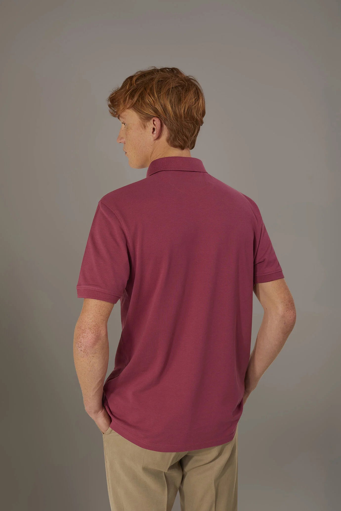 Short sleeve polo 100% cotton piquet