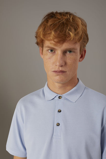 Short sleeve polo 100% cotton piquet